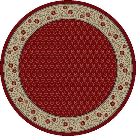 Concord Global Trading Concord Global 40200 5 ft. 3 in. Jewel Harmony - Round; Red 40200